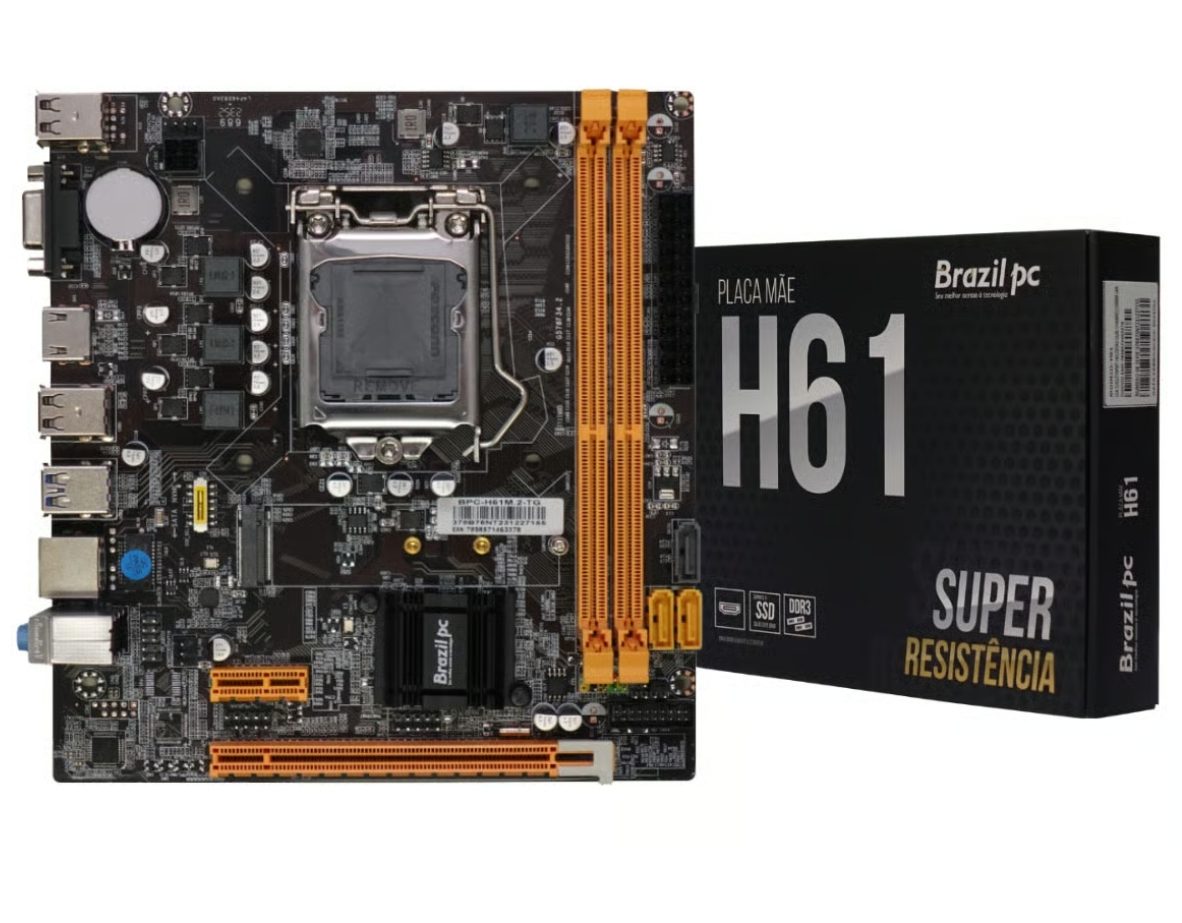 PLACA MÃE BPC-H61/B75 (LGA 1155 DDR3) CHIPSET INTEL